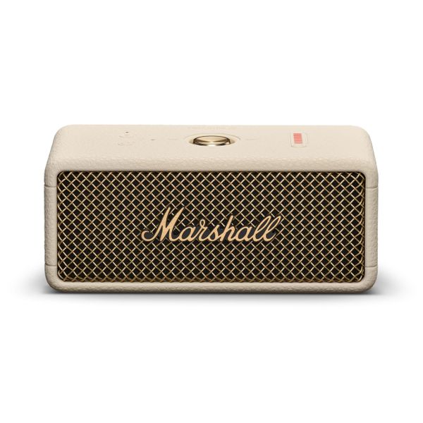 Marshall Emberton III Portable Bluetooth Speakers, Wireless, IP67 Rating Dust & Water Resistant, 32+ Hours Playtime, Quick Charge - Cream