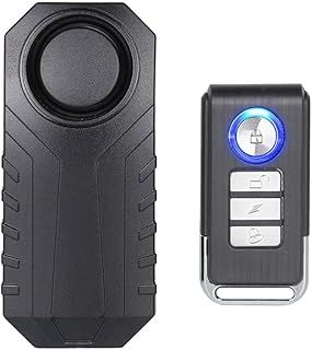 Bicycle Alarm, Wireless Anti-Theft Burglar Security Alarm for Bike Motorcycle Car Mobility Scooter Vehicles Door Window, 113db Super Loud and Waterproof (Remote Control Included)