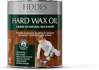 Fiddes Satin Finish Hard Wax Oil 1 Litre, Natural