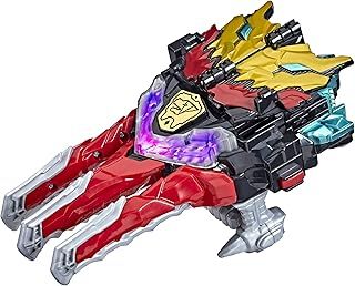 Power Rangers Unisex Dino Knight Morpher Electronic Toy With Lights and Sounds Includes Dino Knight Key Inspired by TV Show, Multicolor, 15 centimeters