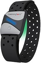 Cardiosport Heart Rate Monitor Armband, Bluetooth ANT+ for running, cycling, gym. Compatible with Strava Zwift Peloton Garmin Wahoo App