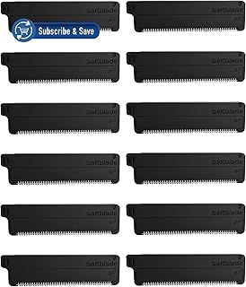 Bakblade 2.0 & 3.0, Back Hair Body Shaver Refill Cartridges for 2.0, 3.0 Elite Shavers, Dryglide Technology (12 Razors Included)
