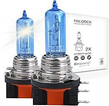Sinoparcel H15 Halogen High Beam Headlight Bulb,150% More Brightness Replacement for Standard 55W Bulb,Pack of 2