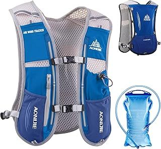 5 L Running Vest Backpack, Lightweight Hydration Vest Backpack for Women & Men Outdoor Sports, Marathon, Trail Race, Cycling, Hiking, Climbing