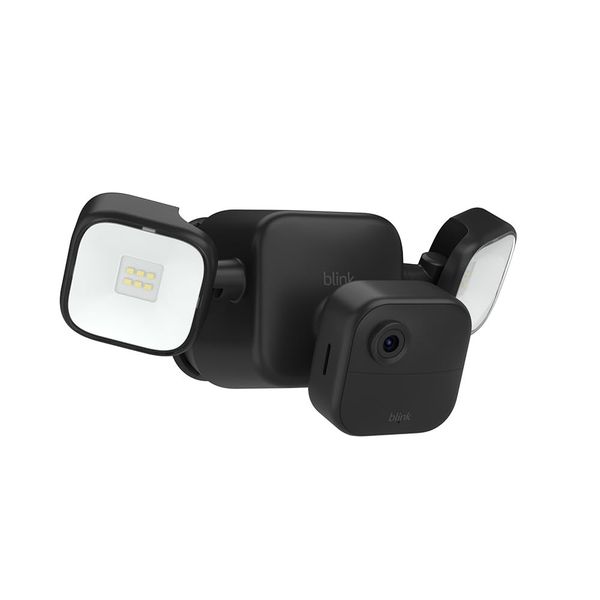 Blink Outdoor Floodlight Camera (newest gen) | Wireless smart security camera, 700 lumens of LED, two-year battery life, enhanced motion detection | Works with Alexa | Sync Module Core included
