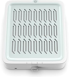 ZIZZON Nail Dust Collector Low Noise with Reusable Filter for Nail Tech, 120W Power Vacuum Fan Dust Collector Extractor, Electric Dust Suction Machine for Acrylic Gel Nail Polishing Nail Salon