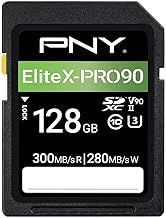 PNY 128GB X-PRO 90 Class 10 U3 V90 UHS-II SD Flash Memory Card