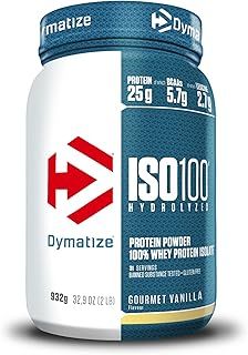 Dymatize ISO 100 Hydrolyzed Gourmet Vanilla 932g - Whey Protein Hydrolysat + Isolat Powder