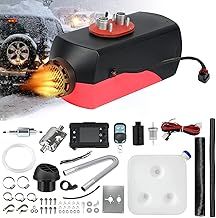 12V 5KW Air Diesel Heater Parking Heater Diesel Night Heater with Silencer LCD Switch Remote Control 10L Tank For Truck, Boat, Car Trailer, Motorhomes, Campervans (Style 1)