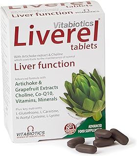 Liverel Liver Health Support Tablets Supplement, Vitabiotics