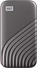 WD 1TB My Passport Portable SSD, External NVMe Solid State Drive, USB-C, up to 1050 MB/s, Works with PC, Xbox and Playstation, 2-meters drop resistance, Space Grey