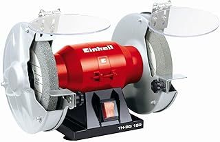 Einhell TH-BG 150 Bench Grinder | 2980 RPM, 150mm x 16mm Coarse and Fine Grinding Wheels (K36/K60) | Electric Bench Grinder Polisher For Grinding, Polishing And Sharpening