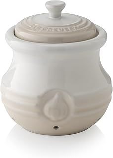 Le Creuset Stoneware Garlic Keeper, Meringue, 70832307160000