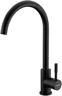 GRIFEMA G4008B Kichen Tap, High Spout Sink Mixer, Stainless, Black