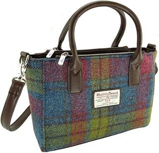 Glen Appin Harris Tweed Tote Handbag – LB1228 Brora (Col. 46 Multi tartan)