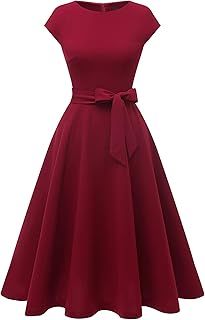 DRESSTELLS Cocktail Dress for Women, Summer Graduation Party Dress, Formal Wedding Guest Dress 2024