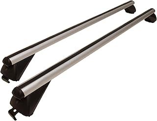 Universal 1.2m 90kg Locking Aluminium Car Roof Bars Cross for Profile Flush Rails