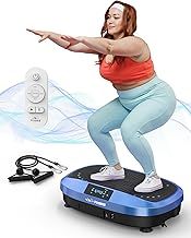 Vibration Plate, Whole Body Workout Vibration Plate Exercise Machine for Bone Density Building & Lymphatic Drainage