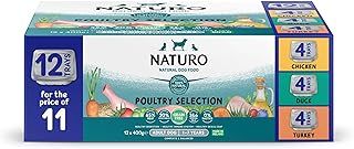 Naturo Adult Dog Tray GRAIN-FREE Variety 400g 12pk