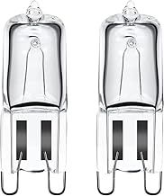 TradePax G9 Halogen Oven Bulb 25W 230V 300℃ Heat Tolerant for Neff/AEG/Smeg/Zanussi/Bosch/Oven Light Bulb 2 Pack, TPL-S814
