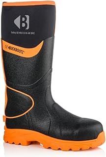Buckbootz Bbz6000bk Black Safety Wellington Boots