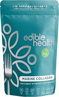 High Protein Marine Collagen Powder, Collagen Supplements Regeneration, Collagen Powder Supplement, Peptides for Diet and Everyday, Carb Free Marine Collagen, 1Kg Pouch,75 Day Supply