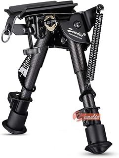 Carbon Fiber Pivot Tiltable Bipod with Sling Mount (6"- 9")