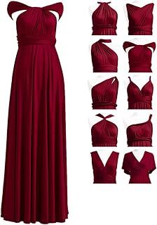 Multiway Bridesmaid Dresses, Infinity Dress with Bandeau, Multi Way Wrap Dress, Long, Plus Size, Prom Evening Gown Wedding Guest