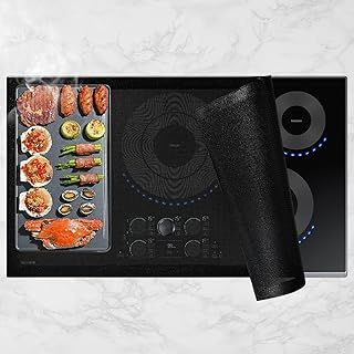 KitchenRaku Large Mesh Induction Hob Protector 78x52cm, (Magnetic) Silicone Induction Hob Covers, Silicone Induction Hob Protector Mat
