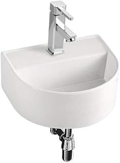 Compact Small Wall Hung Bathroom Basin Sink 315mm x 280mm