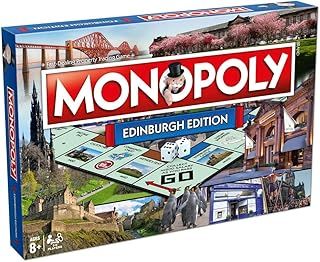 Winning Moves Monopoly Board Game, Edinburgh, One Size, Blue