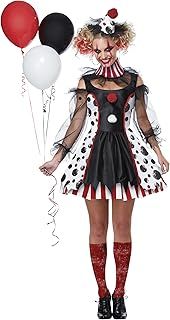 Womens Creepy Clown Costume