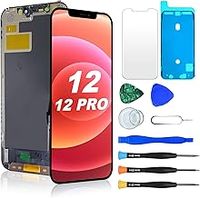 NB+ Screen Replacement for iPhone 12/12 Pro 6.1" LCD Retina HD+ Display COF Touch Screen Digitizer with Repair Tool Kits, Waterproof Tape, Screen Protector