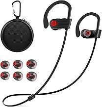 Otium Bluetooth Headphones, Wireless Headphones IPX7 Waterproof Earphones Sport Earbuds With Bluetooth 5.3 Chip 15 Hours Battery, Sound Isolation Mic Earbuds for Gym Running Outdoor Sports Workout
