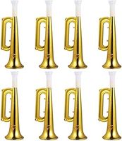 18pcs Plastic Trumpet Noise Maker Kids Megaphone Trumpet Horn Wind Instrument for Kids Toddlers Birthday Party Favor