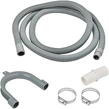 DODUOS 1.5M Long Drain Hose Extension Pipe Kit, Universal Replacement Washing Machine Drain Hose, Extra Long Washing Machine Hose Extension for Washing Machine Washer Dryer Dishwasher