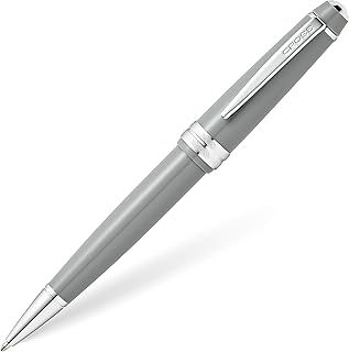 CROSS Bailey Light Polished Grey Resin Ballpoint Pen INCL. Premium Gift Box - Refillable Medium Ball Pen, Glossy Gray