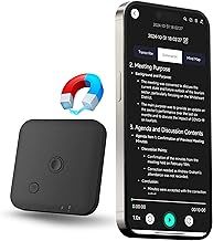 Voice Recorder with APP for AI Voice-to-Text Transcription, GPT-4o Summary, Mind Mapping, 64GB Storage, and a Magnetic Design, Dictaphone for Calls, Lectures, and Meetings, by FoCase Rec