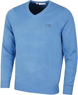 Calvin Klein Mens 2025 Durable Comfort V-Neck Tour Golf Sweater