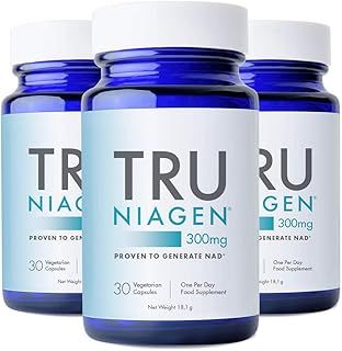 Niacin as Nicotinamide Riboside NAD+ Supplement for Reduction of Tiredness & Fatigue, Patented Formula NR - 3X 30 Count - 300mg
