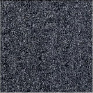 20 x Carpet Tiles 5 SQM Heavy for Bedroom Living Room Office Premium Flooring Rugs Floor Tile Hardwearing Anti-Slip Floor Covering, Bitumen Backed 2024 New (Black)