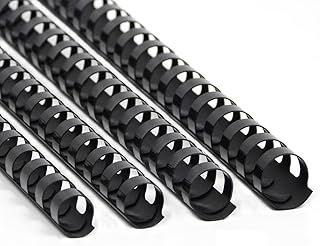 RAYSON Binding Combs, 21 Ring, 90-145 Sheet, 12 mm 14 mm 16 mm 18 mm, Multi-Size, A4, Black, Pack of 80