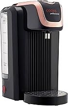 Cooks Professional Electric Instant Hot Water Dispenser | 2.5L Energy Efficient Boiling Kettle | Kitchen Dispensers for One Cup Hot Drinks and Tea Making | Boiler Kettles | (Black/Rose Gold)