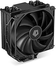 ID-COOLING SE-214-XT Black CPU Cooler All-black Layout, 4 Direct-contact Heat Pipes, 120mm PWM Fan, Noninterference with RAM, TDP 180W, Work with Intel LGA1700/1851/1200/115X and AMD AM5/AM4 Sockets