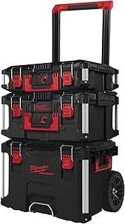 Milwaukee 4932464244 PACKOUT Trolley Set, 3 Piece, Black