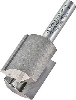 Trend Professional Straight Two Flute Router Cutter, 1/4 Inch Shank, 20mm Cut Diameter & 25mm Cut Length, Tungsten Carbide Tipped, 4/6X1/4TC