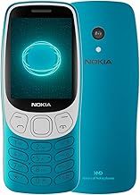 Nokia 3210 feature phone with 4G, 2.4" display, Retro design, 2MP camera, Dual SIM, Cloud Apps, 1450mAh battery, USB Type-C charging, Micro SD slot up to 32GB, Bluetooth 5.0 - Scuba Blue