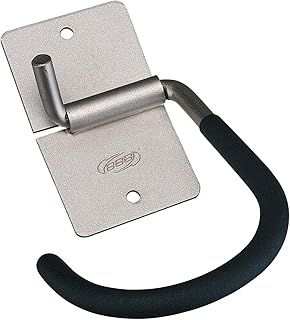 BBB Cycling Bike Hook for Vertical Bike Storage Mountain and Road Bike I Bicycle Wall Hanger I Ceiling Mount I Indoor Storage Ideas I Parking Hook BTL-26, Silber-Schwarz