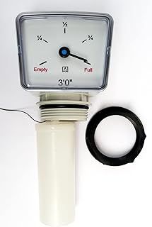 Farm & Field 3 Foot 2" Float Gauge for Fuel/Oil/Water Tanks. 1.1/2" BSP Retaining Back Nut