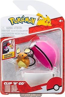 Pokémon Clip ‘N’ Go Dedenne and Love Ball Includes 2-Inch Battle Figure and Love Ball Accessory